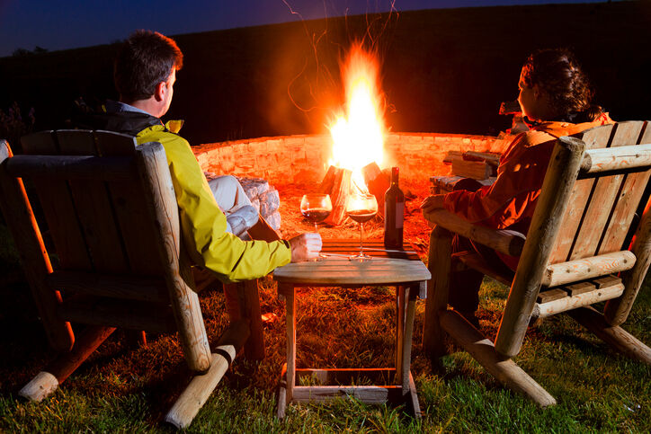 Fire Pit Construction by Wild West Landscape Designs LLC