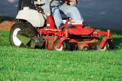 Lawn mowing by Wild West Landscape Designs LLC.