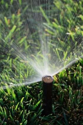 Lawn sprinkler service by Wild West Landscape Designs LLC.